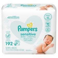 Pampers Wipes Lingettes Sensitive, 192 Count