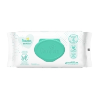 Pampers Unscented Baby Wipes Pop-Top, Sensitive (56)