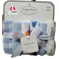 6 Pack Baby Washcloths