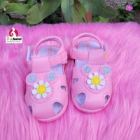 Pink & White Squeaky Sandals