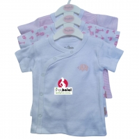 3 Pk Diaper Shirts (Lap Side Shirts)