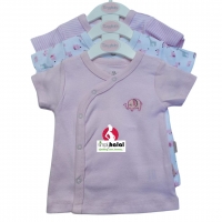 3 Pk Diaper Shirts (Lap Side Shirts)