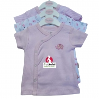 3 Pk Diaper Shirts (Lap Side Shirts)