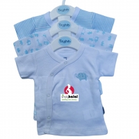 3 Pk Diaper Shirts (Lap Side Shirts)