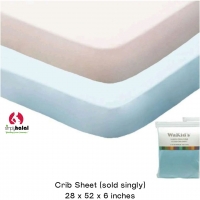 Fitted Crib Sheet -Solid (sold singly)