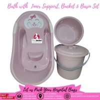 3 Pc Bath Set with in built support