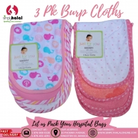 3 Pack Burp Cloths
