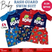2 Pc Rash Guard Swim Set