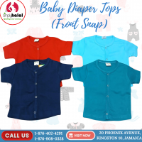 Newborn Diaper Tops (Front Snap) - Sold Singly