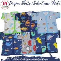 Newborn Diaper Tops (Front Snap) - Sold Singly