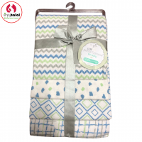 Crib Mates 4-Pack Baby Flannel Receiving Blankets
