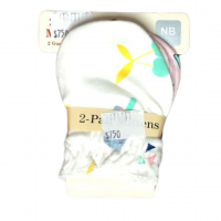 2 Pack Infant Scratch Mittens