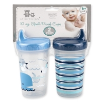 2 Pack 10oz. Spill-proof Cups