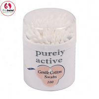 Purely Active Cotton Swabs 100
