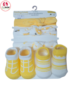 5 Pk Headband & Baby Sock Gift Set