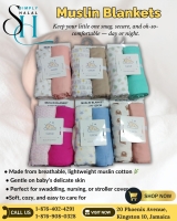 2 Pk Muslin Blankets