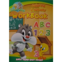 Looney Tunes Coloring & Activity Workbook ABC 123