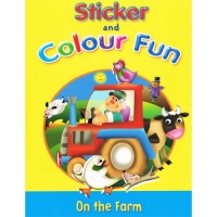 Sticker and Colour Fun Book - On the Farm