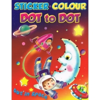 Sticker.Colour - Dot to Dot - Out in Space Book