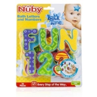 Nuby Bath Tub Foam Alphabet (Multi-Coloured)