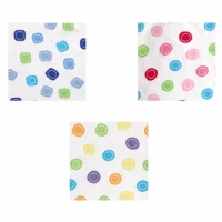 Geometric Print Fitted Knit Crib Sheet