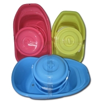 3 Pc Bath Set - Assorted Colours