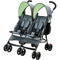 Delta - LX Side by Side Stroller, Lime Green