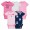 Gerber 5-pack Girls Fox Onesies® Brand Short Slee...