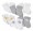 Gerber 6-Pack Neutral Wiggle Proof® Terry Bootie ...